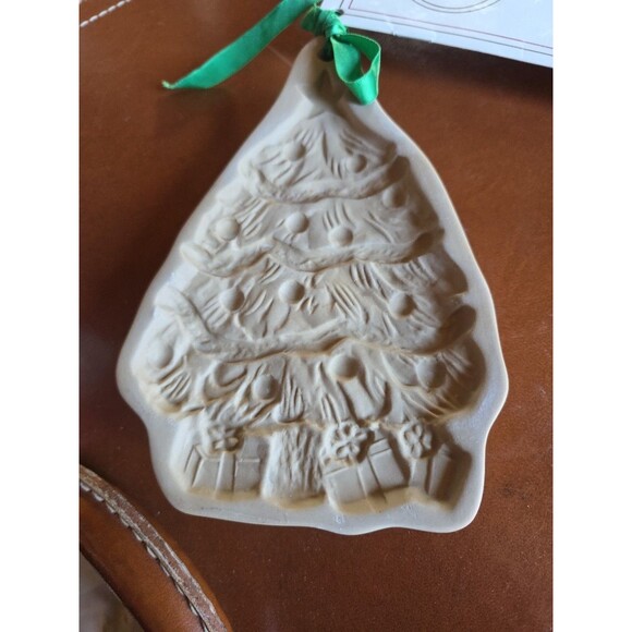 Vintage CHRISTMAS TREE Brown Bag Cookie Art Mold 6.5" with Recipe booklet New - Picture 4 of 4